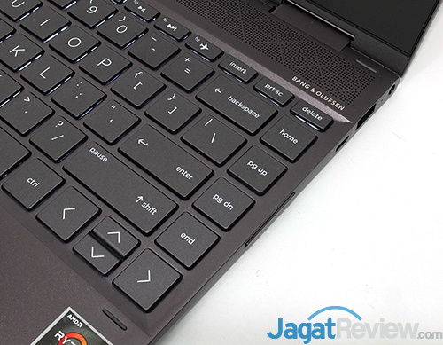 Review Notebook AMD Ryzen: HP Envy x360 13-ag0023au 15 HP Envy x360 13 ag0023au Keyboard Additional Buttons