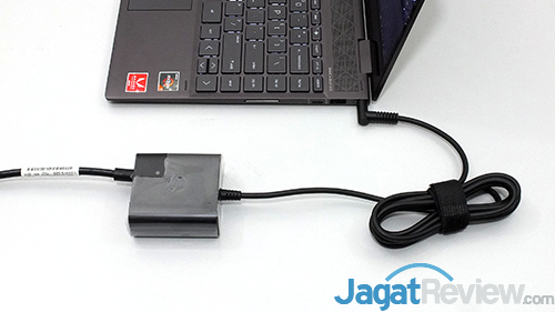 Review Notebook AMD Ryzen: HP Envy x360 13-ag0023au 19 HP Envy x360 13 ag0023au Power Adapter
