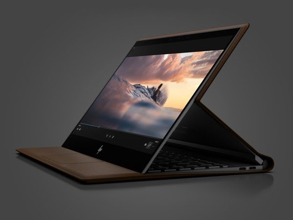 HP Rilis Spectre Folio - Laptop 2 in 1 Tipis Didukung  Modem 4G LTE 7 HP Leather TA
