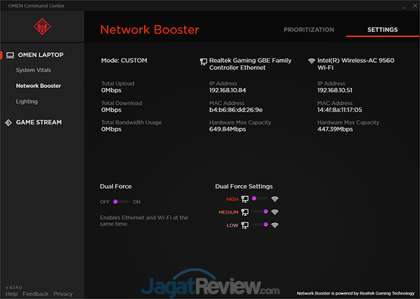 HP Omen 15 dc0036tx OMEN Command Center 06