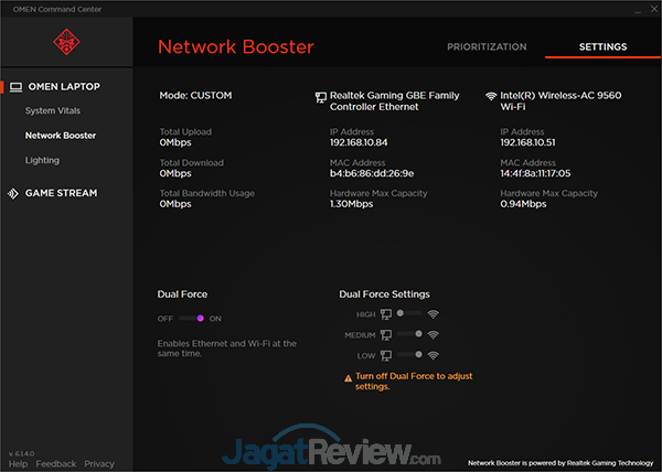 HP Omen 15 dc0036tx OMEN Command Center 07