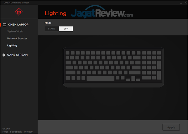 HP Omen 15 dc0036tx OMEN Command Center 08