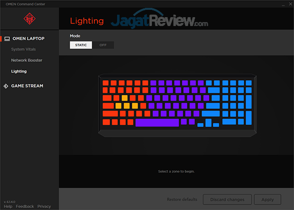 HP Omen 15 dc0036tx OMEN Command Center 09