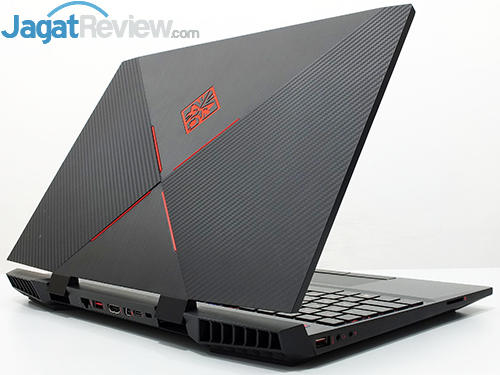 Review Omen by HP 15-dc0036TX: Laptop Gaming Layar IPS 144 Hz Murah 5 HP Omen 15 dc0036tx Rear Side