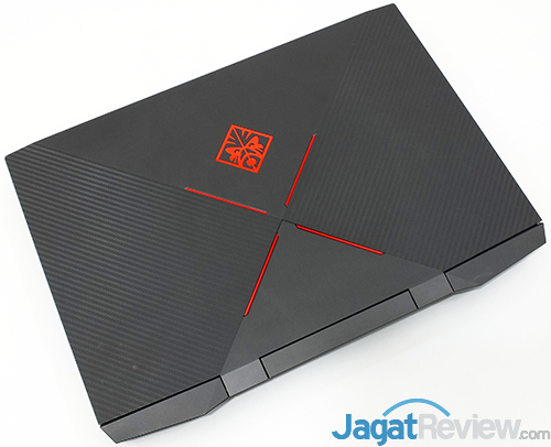 HP Omen 15 dc0036tx Top Side