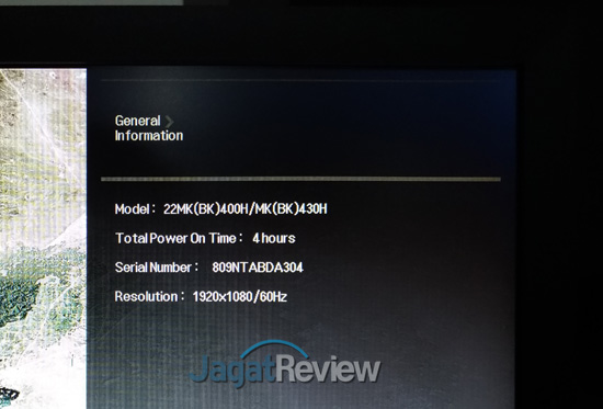 Hands-On Review Monitor: LG 22MK400H 19 06 General Information