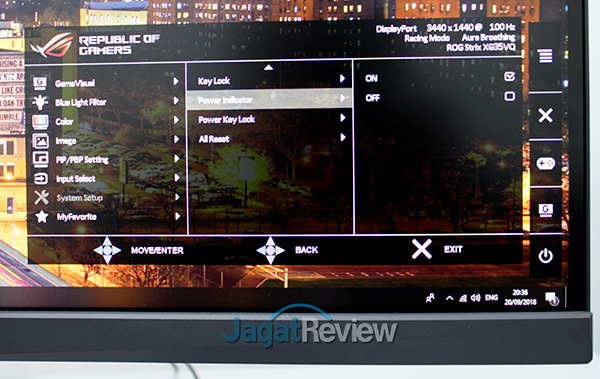 07 System Setup Power Indicator