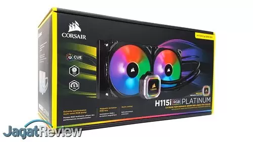 Preview Watercooling AIO Corsair Hydro Series H115i RGB Platinum 1 Corsair H115i RGB Platinum 01