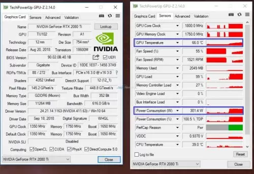 Hands-on: Gigabyte GeForce RTX 2080 Ti Gaming OC 11G 13 Summary GBT 2080Ti 2s