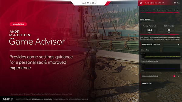 Mengulik Fitur Terbaru Driver AMD Radeon Software Adrenalin 2019 Edition 1 AMD RS Adrenalin 2019 Edition Game Advisor 01