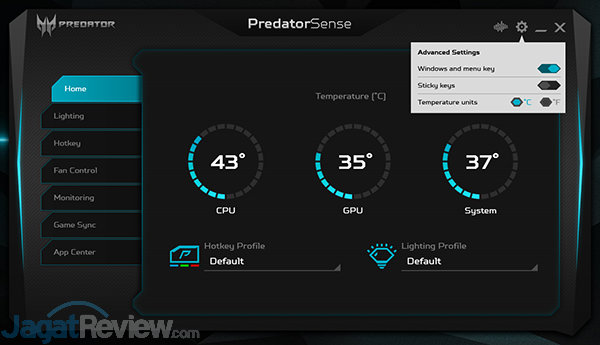 Acer Predator Helios 500 AMD PredatorSense 02