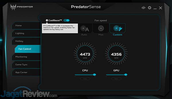 Acer Predator Helios 500 AMD PredatorSense 11