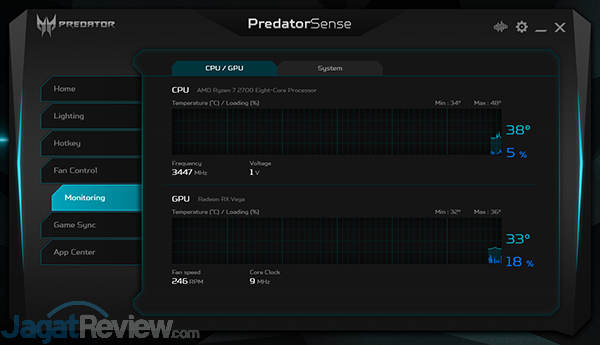 Acer Predator Helios 500 AMD PredatorSense 12