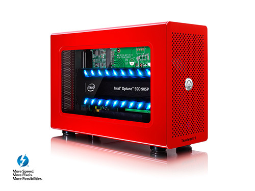 Akitio Node Lite Intel Optane SSD