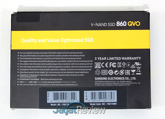 Review Strorage: SSD Samsung 860 QVO 1 TB 3 DSCF9166