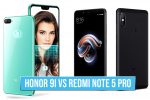 HOnor 9i vs REdmi note 5