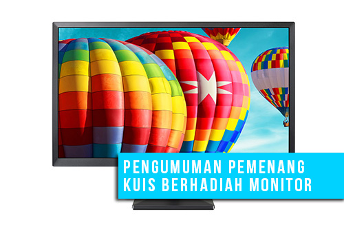 Pengumuman Pemenang Kuis LG Monitor #3 10 Monitor LG