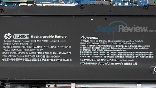 Review Laptop Gaming: Omen by HP 15-dc0037TX 35 Omen by HP 15 dc0037tx Battery