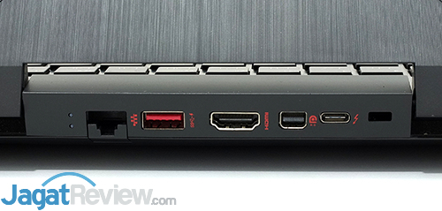 Review Laptop Gaming: Omen by HP 15-dc0037TX 6 Omen by HP 15 dc0037tx Connectors Rear