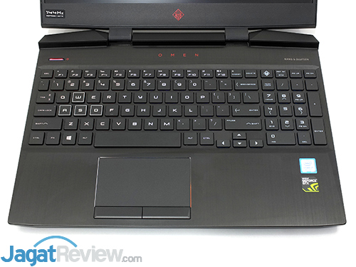 Review Laptop Gaming: Omen by HP 15-dc0037TX 10 Omen by HP 15 dc0037tx Keyboard TouchPad