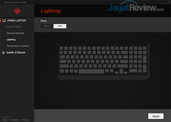 Omen by HP 15 dc0037tx OMEN Command Center 06
