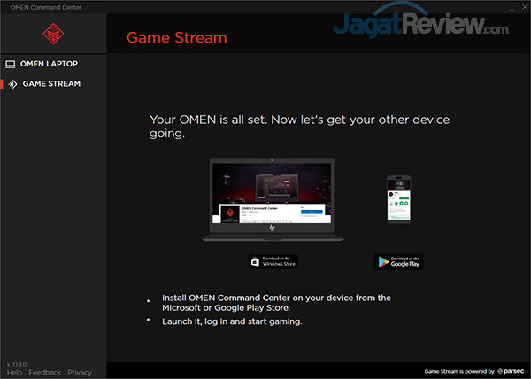 Omen by HP 15 dc0037tx OMEN Command Center 13