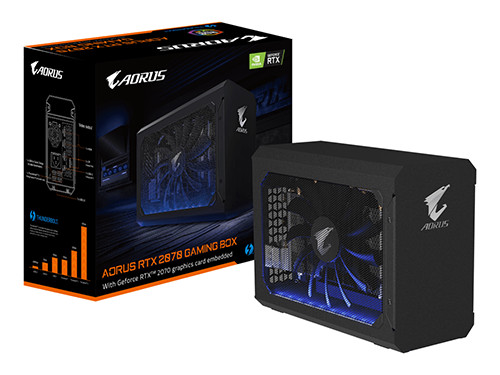 Gigabyte Rilis VGA Eksternal dengan NVIDIA GeForce RTX 20-Series 10 Aorus RTX 2070 Gaming