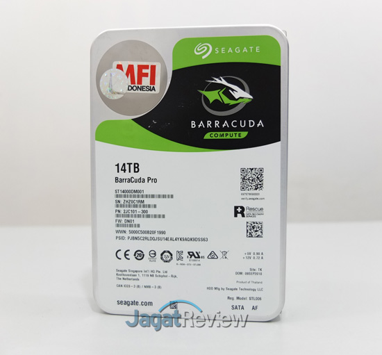 Review Storage: Seagate BarraCuda Pro 14 TB 2 DSCF8287
