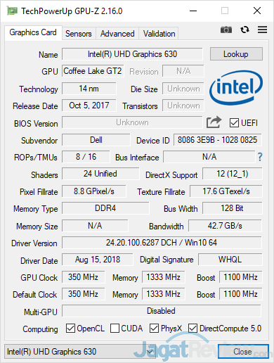 Review Laptop Gaming: Dell G7 15 7588 (GTX 1060) 7 Dell G7 15 7588 GPUZ 02