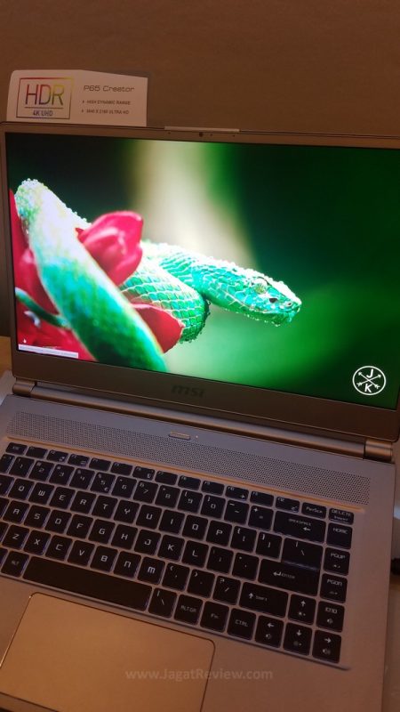 MSI P65 Creator - Notebook Peracik Konten dengan Layar 4K HDR 2 MSI P65 Creator CES 2019 1