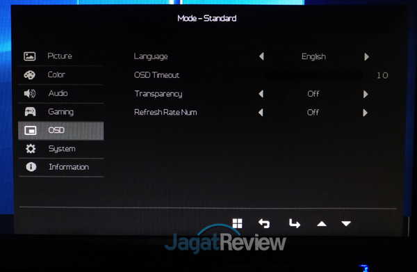 Hands-On Review Monitor: Acer KG271 7 OSD