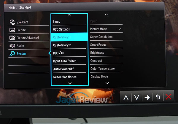 Hands-On Review Gaming Monitor 4K HDR: BenQ EW3270U 25 07 System CustomKey 1