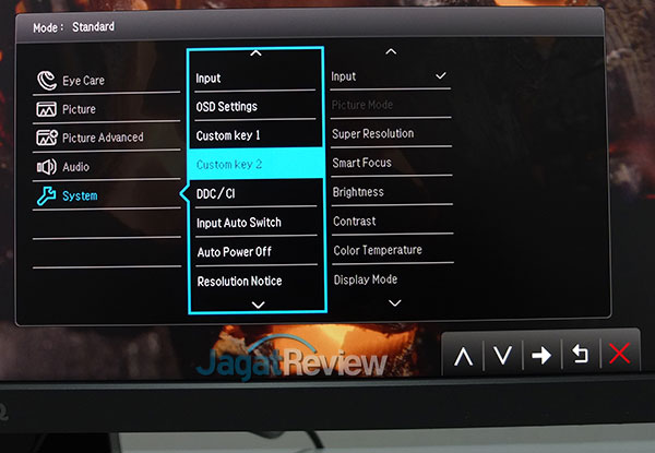 Hands-On Review Gaming Monitor 4K HDR: BenQ EW3270U 26 07 System CustomKey 2