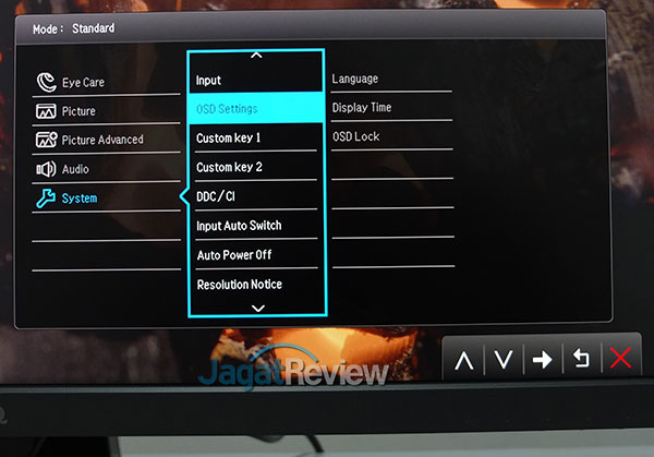 Hands-On Review Gaming Monitor 4K HDR: BenQ EW3270U 24 07 System OSD Setting