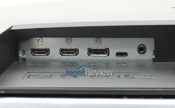 Hands-On Review Gaming Monitor 4K HDR: BenQ EW3270U 12 Connection Port