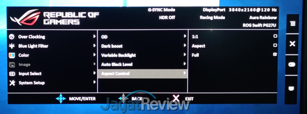 Image Aspect Control