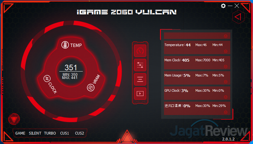 Review Graphics Card Colorful iGame GeForce RTX 2060 Vulcan X OC 4 Screenshot 212 R