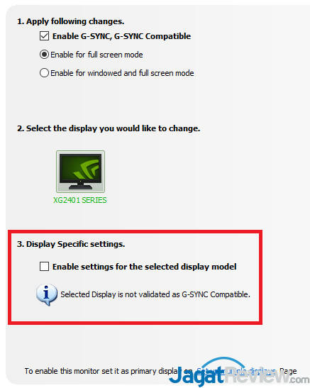 Hands-On: 'Forced' G-Sync Compatible Mode di Monitor FreeSync 6 XG2401 Screenshot 16