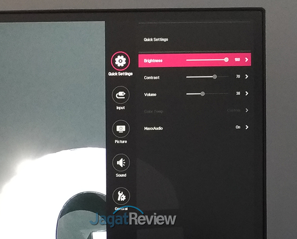 Hands-On Review Monitor: LG 27UK850 5 005 Quick Settings