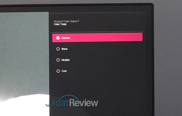 Hands-On Review Monitor: LG 27UK850 8 006 Picture Color Adjust Color Temp