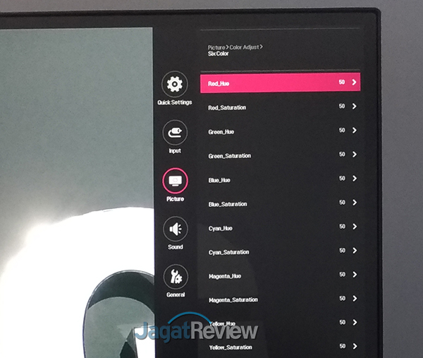 Hands-On Review Monitor: LG 27UK850 9 006 Picture Color Adjust Six Color
