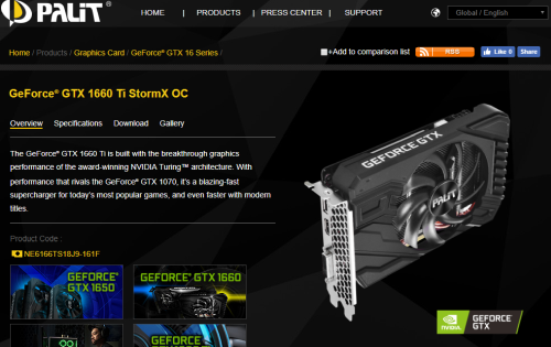 Review: Palit GeForce GTX 1660 Ti StormX OC 6GB 13 1660TiSTORMX web