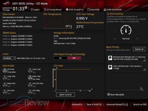 Hands-On Review ASUS ROG Maximus XI Extreme 1 190404013356R