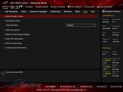Hands-On Review ASUS ROG Maximus XI Extreme 10 190404013712R