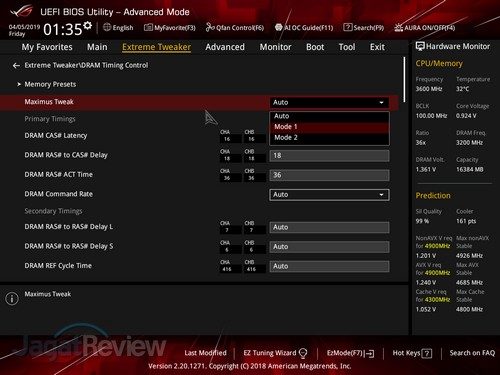 Hands-On Review ASUS ROG Maximus XI Extreme 5 190405013518R
