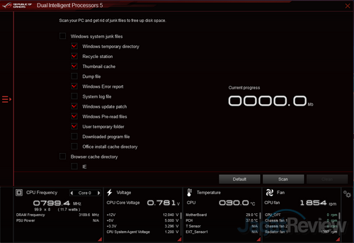 Hands-On Review ASUS ROG Maximus XI Extreme 20 AI Suite 3 06