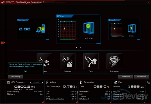 Hands-On Review ASUS ROG Maximus XI Extreme 19 AI Suite 3 08