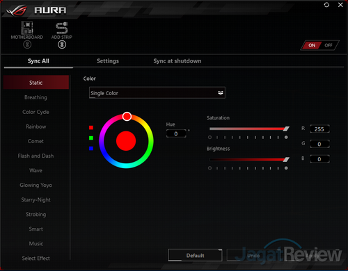 Hands-On Review ASUS ROG Maximus XI Extreme 10 Aura Sync 03