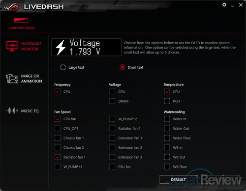 Hands-On Review ASUS ROG Maximus XI Extreme 5 LiveDash 01