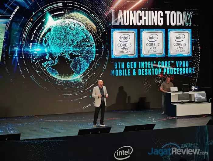 Computex 2019: Intel Rilis Prosesor Baru untuk Core 9th Gen. dan Xeon E 2 Gregory Bryant with vPro 9th gen